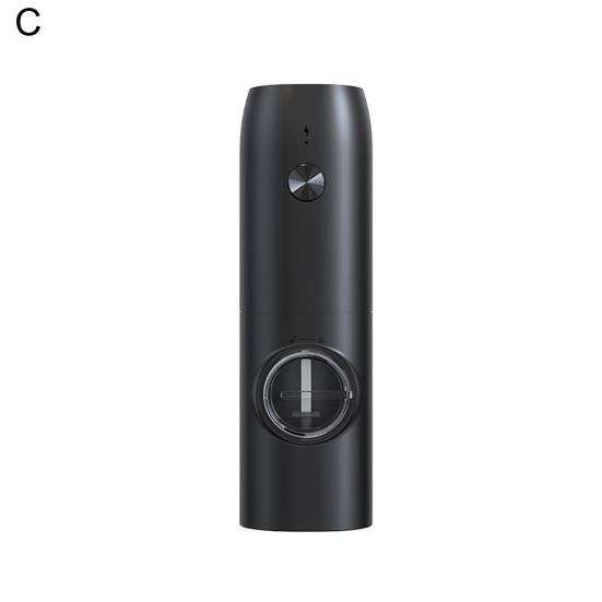 Электрическая мельница для перца и соли со светодиодной подсветкой, регулируемая степень помола, мельница для специй с зарядкой через USB для кухни, ресторана, вечеринки, пикника