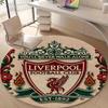 1pc L-Liverpool Print Round Carpet Chair Round Carpet Suitable for Bedroom Living Room Home Decorative Carpet