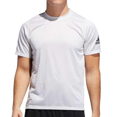 Adidas M4T Strong Graphic Меланжевая Тренировочная Размер S19 Размер Размер Мужская Футболка, FSK38, Белый/Низкий Белый, (DU1471), J/XO (Япония 3L)
