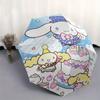 1pc Happy Birthday Cinnamoroll Idea Durable Cartoon Folding Umbrella, Portable 3-Fold Compact Umbrella for Men and Women, Suitable for Travel or Daily