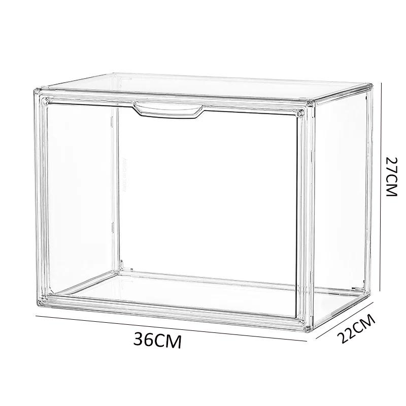 Ящик для демонстрации предметов домашнего обихода, модель глухого ящика, акриловый прозрачный шкаф для демонстрации предметов домашнего обихода, пылезащитный ящик для хранения ювелирных изделий