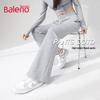 Baleno Women's High-Waisted Flare Pants