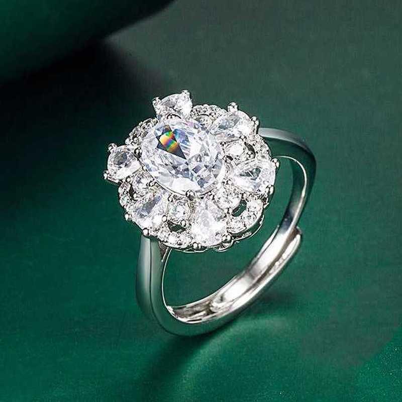 Sace Gems Классическое кольцо из медного сплава с цирконом, женские ювелирные изделия, свадебный подарок для вечеринки
