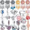 New Dreamcatcher Feather  Air Balloon House Beads Fit Original  Charms Bracelet For Women DIY 925 Silver Jewelry