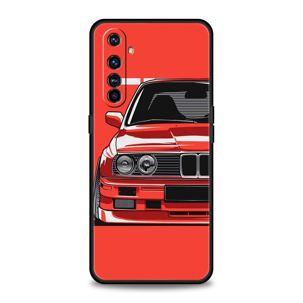 Япония JDM Спортивный автомобиль Для Realme GT Neo 2 3 3T Чехол для телефона Для Realme 10 9 8 5G 7 6 GT2 Pro Plus 9i 8i C21 C11 C25 C35 Мягкий чехол