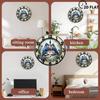 10-Inch Wood Wall Clock for a "Live, Laugh, Love" Decor Theme