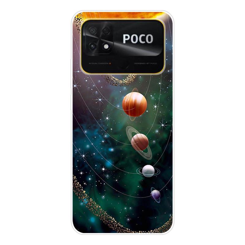 Для Xiaomi Poco C40 C 40 Чехол Мягкая силиконовая задняя крышка Мультяшный чехол для телефона Разнообразие