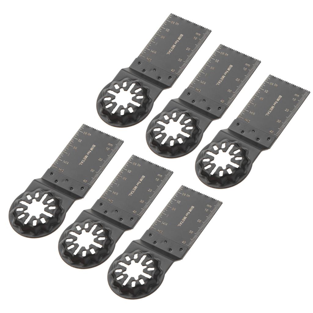 10 шт. Колеблющееся пильное полотно 34 мм Биметаллическое Многофункциональный режущий инструмент Набор Комплект для Starlock