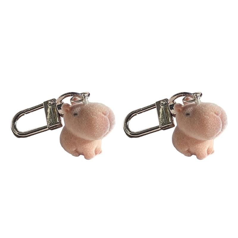 Fashionable Playful Alpacas Keychain Craft from Sturdy Resin Materials Portable for Personalize Accessories Fan