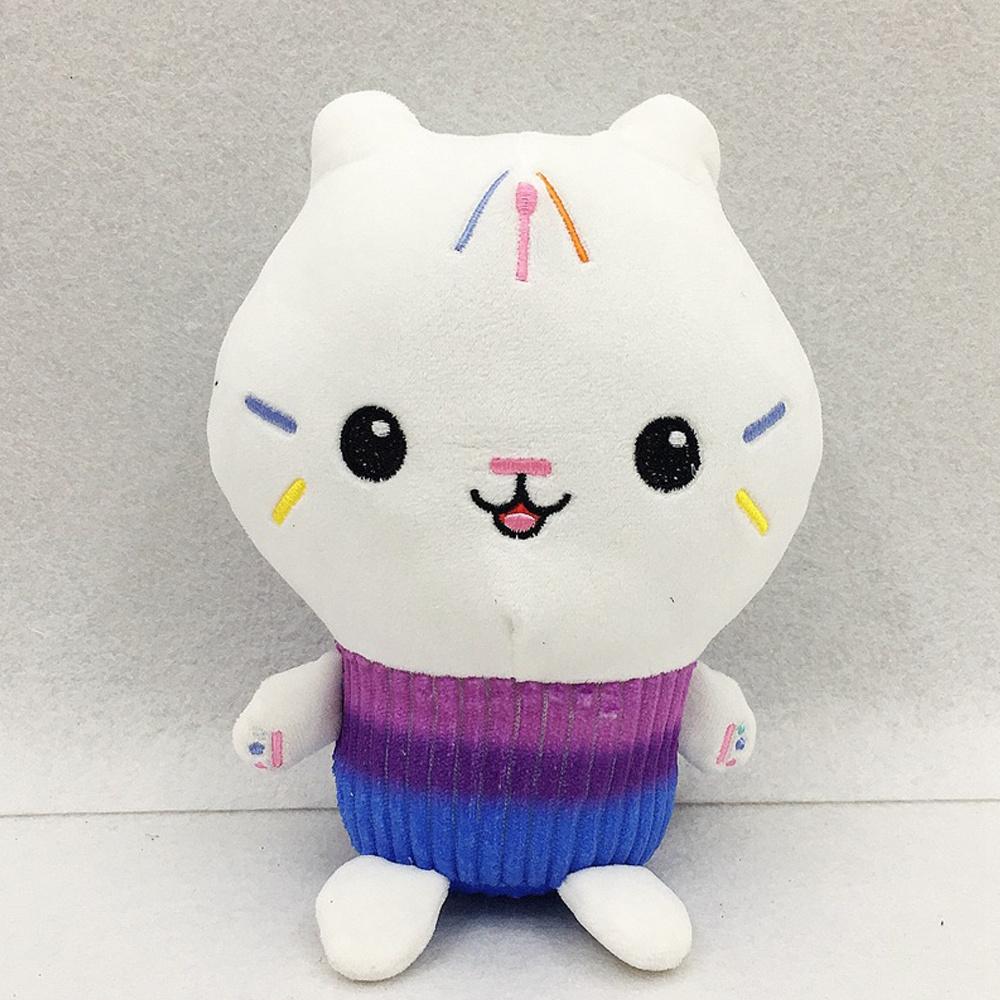 ##8-Piece Gabby Doll House Plush Toy Set 25cm Mermaid Cat Stuffed Animal Cartoon Doll Children's Christmas Gift