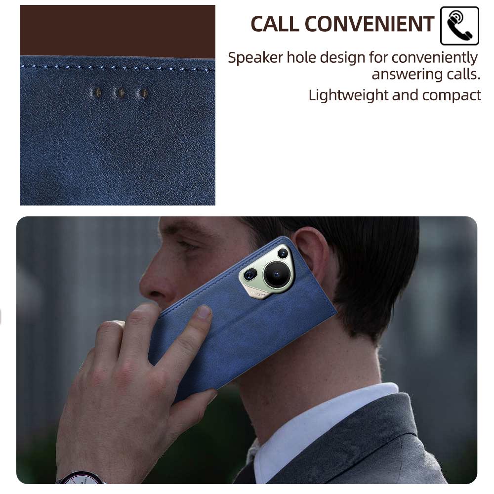 Flip Card Business Wallet Magnetic Stand Leather Book Case For Huawei Pura 70 Pro Plus Pura 70 Ultra 5g Shockproof Cover Fundas