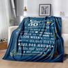 1pc Happy 60th Birthday Celebration blanket Soft and Warm for Sofa Office Camping Travel Livingroom Great Gift for Friends and Family Comfortable