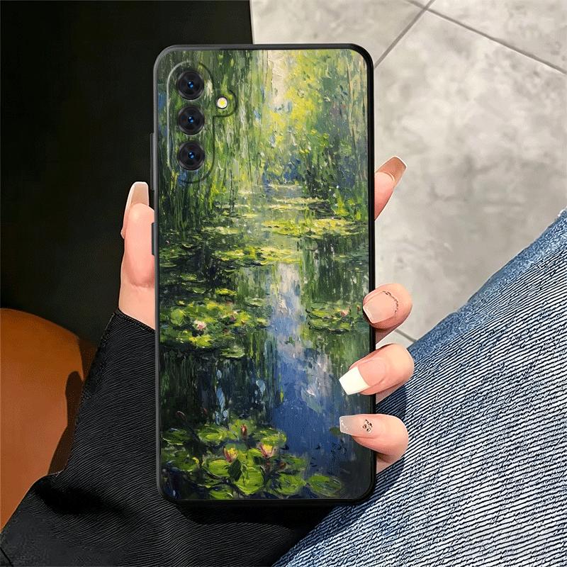 Масляная живопись Клода Моне Мягкий чехол для телефона для Samsung A17 A37 A57 A16 A26 A36 A56 A15 A25 A35 A55 A14 A24 A34 A54 A13 A23 A33 A5