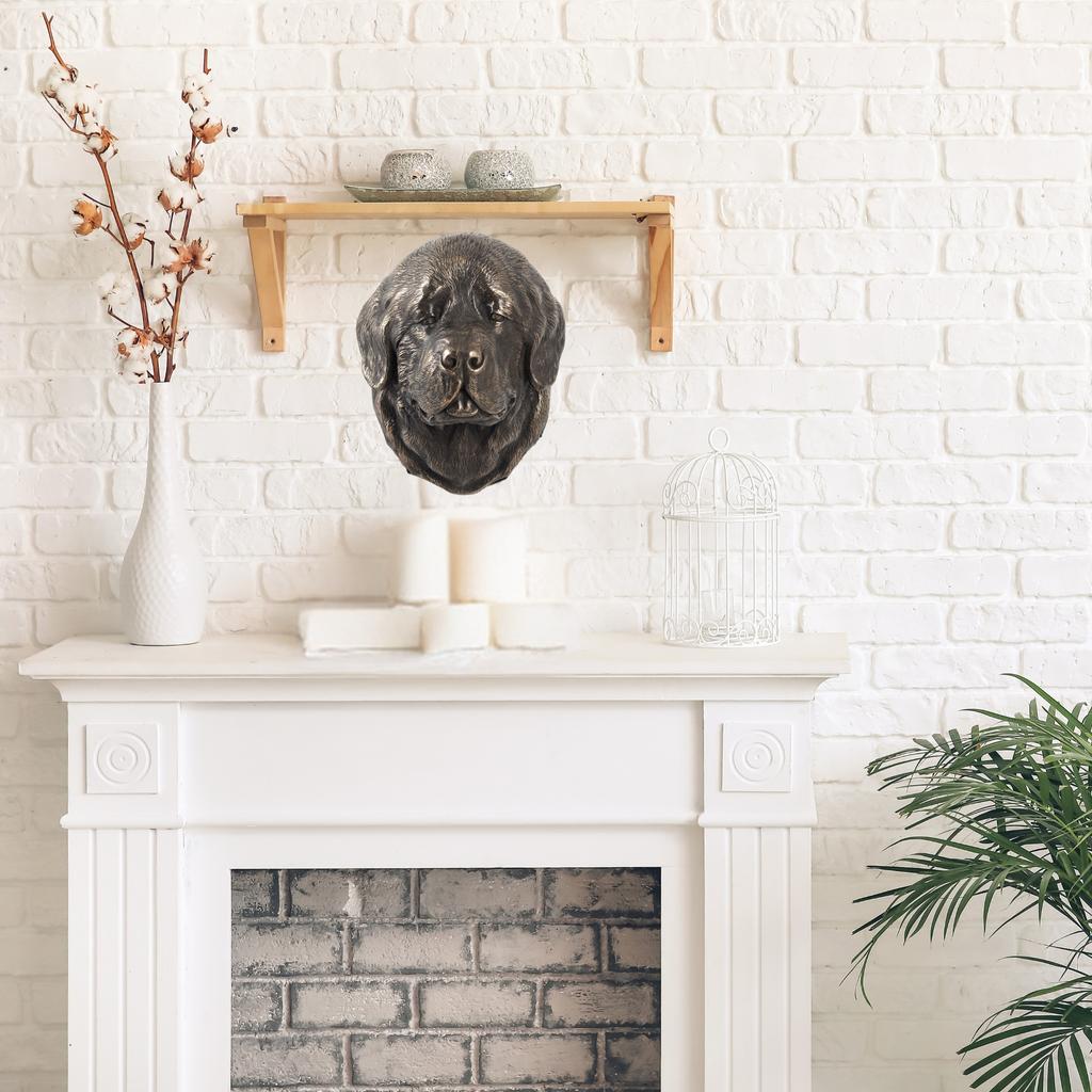 Newfoundland, Newfs, Newfies - Dog Statue, Hanging Bust, Unique Decoration for Dog Lover by Art-Dog Brand
