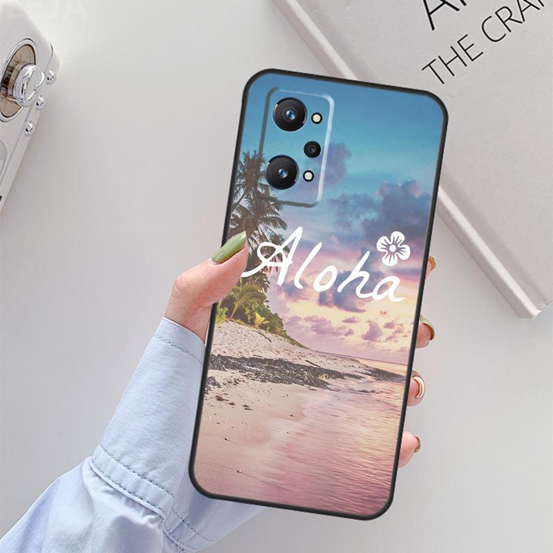 Чехол Aloha Beach Life Hawaii для Realme 11 10 12 13 14 Pro Plus GT 5 6 6T GT7 Pro C67 C61 C53 C51 C21Y C25S C55 C75
