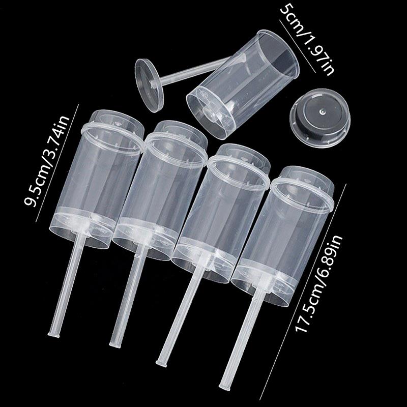 5Pcs Empty Confetti Popper Flower Paper Confetti Push Weddings Party Cake Pops