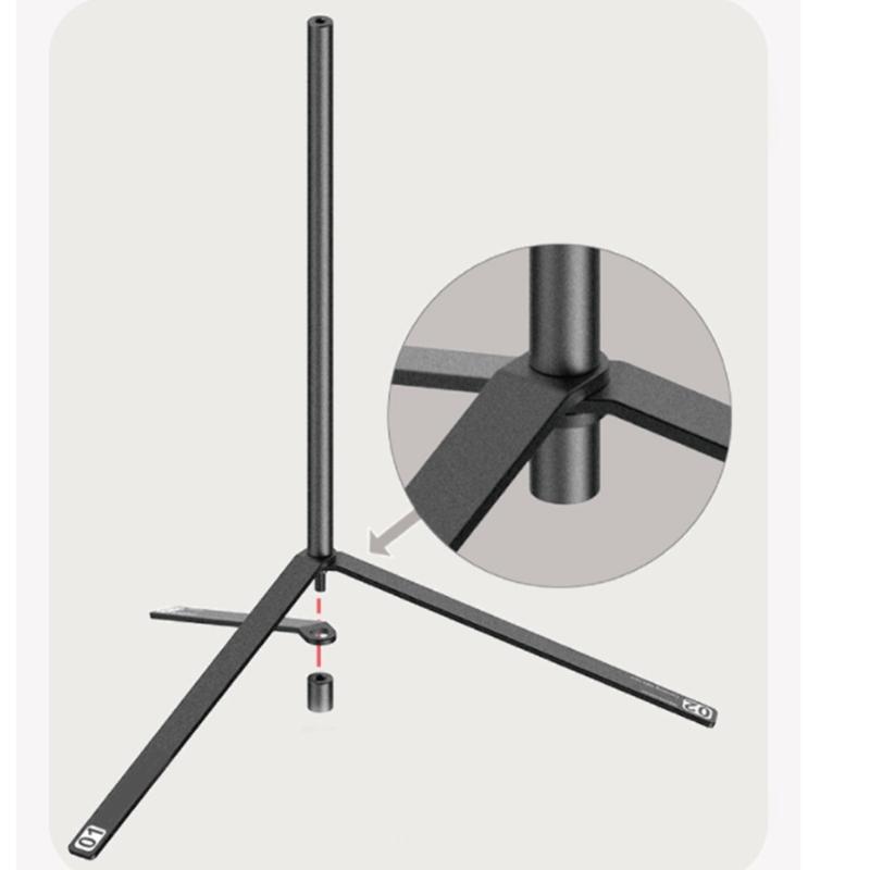 Camping Light Table Stand Outdoor Light Hanging Stand Detachable Lamp Brackets Outdoor Light Hanging Stand