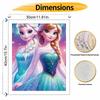 Disney Эльза и Анна масляная живопись painting art ручная работа diy painting домашний декор подарок