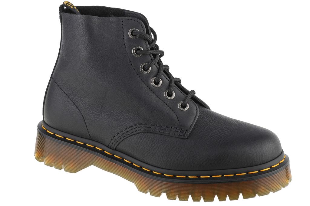 Dr. Martens 101 Bex, Унисекс черные ботинки-боверы
