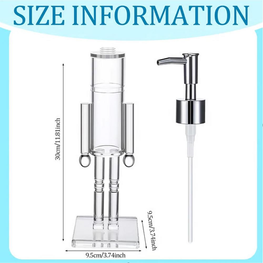 100/200 мл Диспенсер для мыла Щипцы для орехов Пластиковый Диспенсер для жидкого мыла Рождественские Украшения для Ванной
