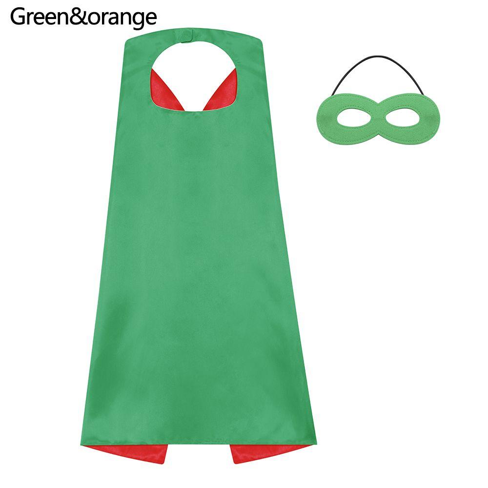 Фестиваль маскарадный костюм Хэллоуин косплей супер герой плащ маска мальчики девочки плащ супергерой костюмы