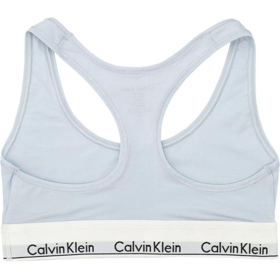 Calvin Klein Свитшот с круглым вырезом и логотипом-буквой Бюстгальтер Женское нижнее белье Светло-голубой 0000F3785E-CIQ