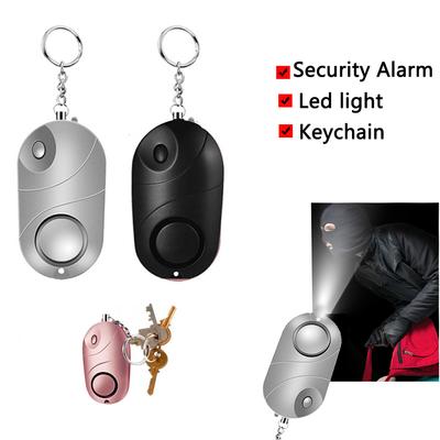 Брелок-сигнализация 130 дБ со светодиодным фонариком, аварийная сигнализация, личная самооборона