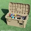 JEJ Astage Storage Box Made In Japan Outdoor Storage Camping Series Tool Box Sand Beige Width 56 X Depth 29 X Height 29cm [S ST560S]