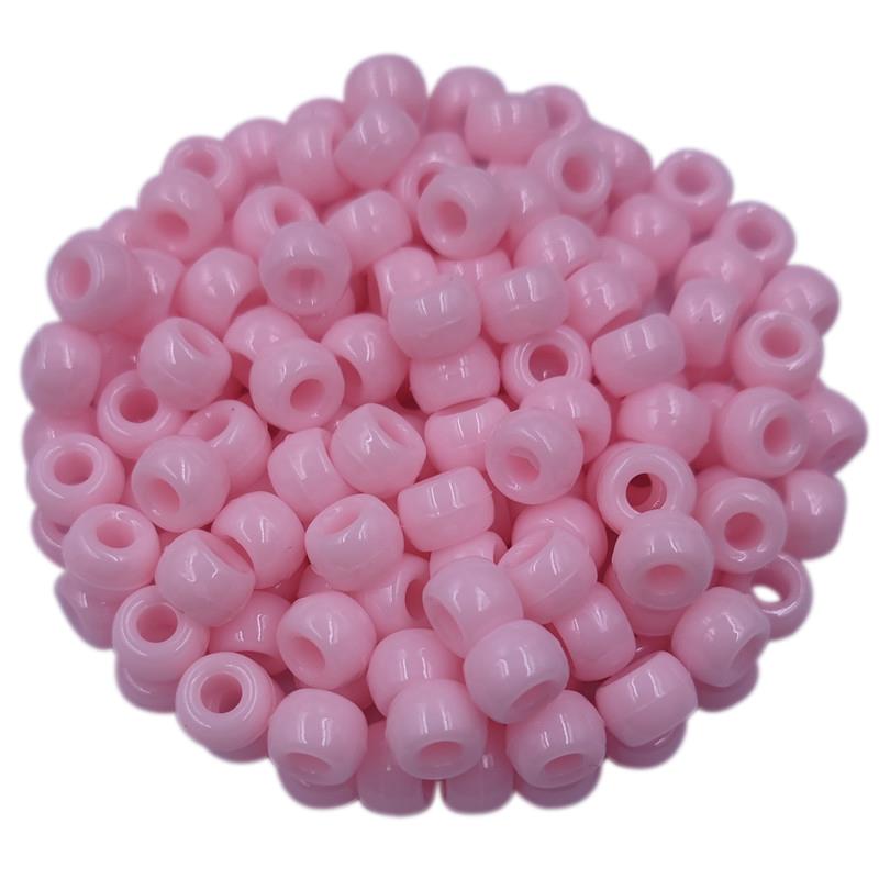 40 шт. 9*6 мм однотонные яркие цвета с большим отверстием свободные бусины однотонные бусины DIY Изготовление ювелирных изделий