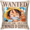 Наволочка с изображением Манки Д. Луффи из One Piece Эксклюзивная лимитированная серия для фанатов аниме Декор в тематике сокровищ для спальни студенческого общежития