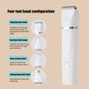 Dog Hair Clippers Grooming Kit with Nail Grinder 4 In 1 Cordless Electric Trimmer for Dogs Cat Low Noise USB Rechargeable Pet Paw Shaver