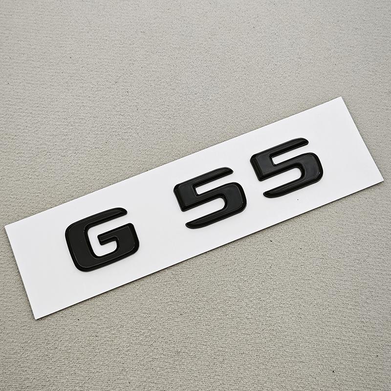 IXEA6 3D ABS Car Letters Logo G55 G63 G65 Sticker Rear Trunk Badge Emblem Decals For Mercedes Benz AMG G55 G63 W463 Auto Accessories