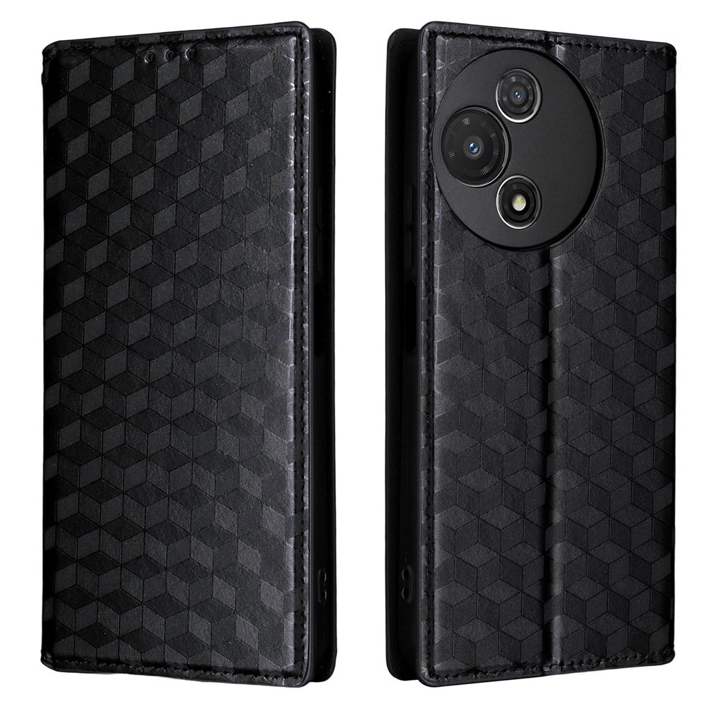 Для TCL 60R 5G/60 5G Чехол-кошелек из кожи с ромбовидным тиснением, чехол для телефона