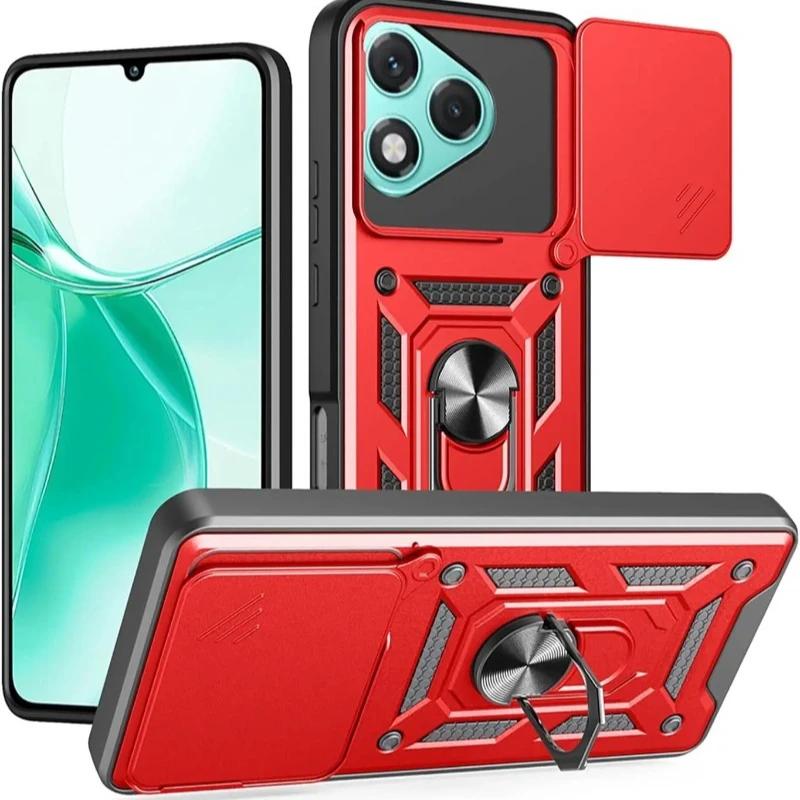 Задний чехол с защитой объектива-слайдера для Honor 400 Pro Honor400, магнитный держатель-кольцо, крышка камеры для Huawei Honor 400Pro Lite
