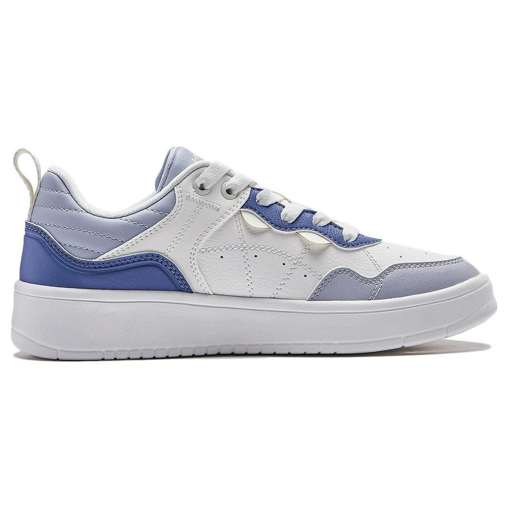 Li-Ning Comfortable Versatile Wear-Resistant Low-Top Skate Shoes Women Sneakers White Blue AGCT406-3