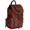 Bag Goat Leather Backpack Rucksack Laptop Vintage Brown Travel Men