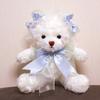 Cute White Bear Doll Korean Version of Rag Doll Teddy Bear Plush Doll Girlfriend Bestie Gift