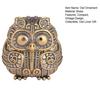 Винтажная фигурка совы, мини-курильница в виде совы с крышкой, коллекционное украшение в виде совы для дома, гостиной, офиса, стола, книжной полки, декор
