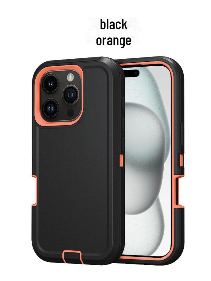 Чехол для телефона Apple 16 Pro Max Three-Proof Solid Color Anti Fall