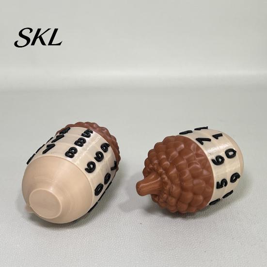 HP Counting Prop 3D Printed Acorn Tracker, Shape Life Counter, 2/3 Digits 3-digit Counter Rotating Tools Accessories for Tabletop Card Game