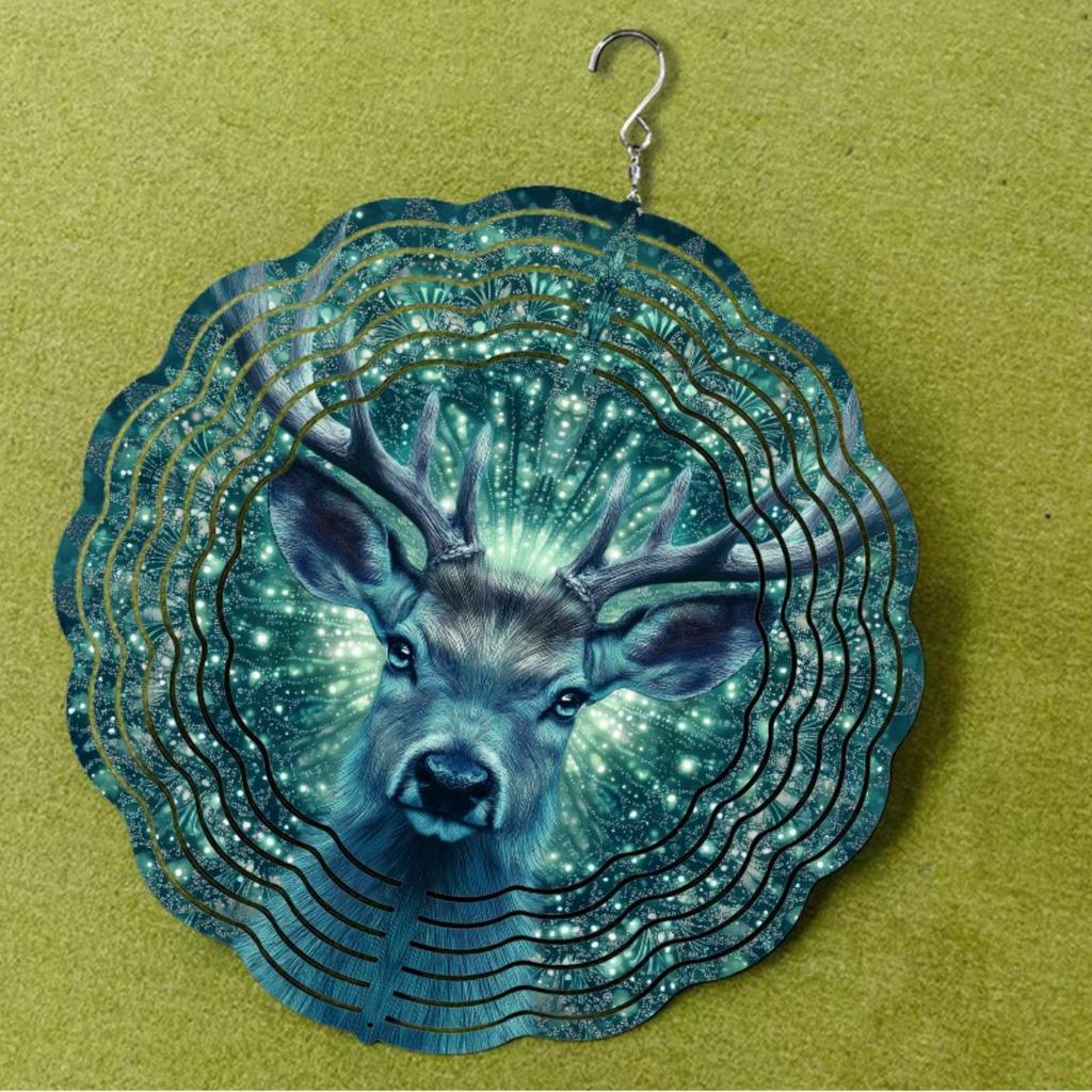 Металлический вращающийся на 360 градусов колокольчик 25,4 см для украшения сада, балкона, не требующий батареек, художественный подвесной колокольчик, подарок для друзей, семьи, на все сезоны