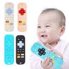 Odor-free Teether Toy Useful Silicone Baby Remote Control Teething Period Accessories Molar