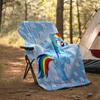 1pc My Little Pony1 Theme Blanket - Digital Print, Polyester, Cozy for All Seasons, Perfect for Outdoor, Camping, and Travel