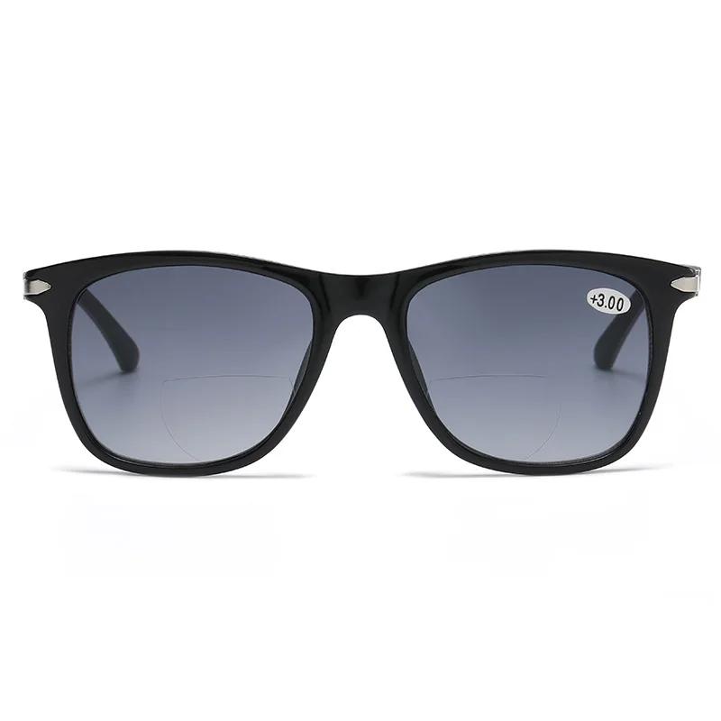 +1.0 ~ +3.5 Бифокальные очки для пресбиопии / Солнцезащитные очки Унисекс стиль Устойчивые к солнцу и УФ-лучам Новые готовые очки для чтения