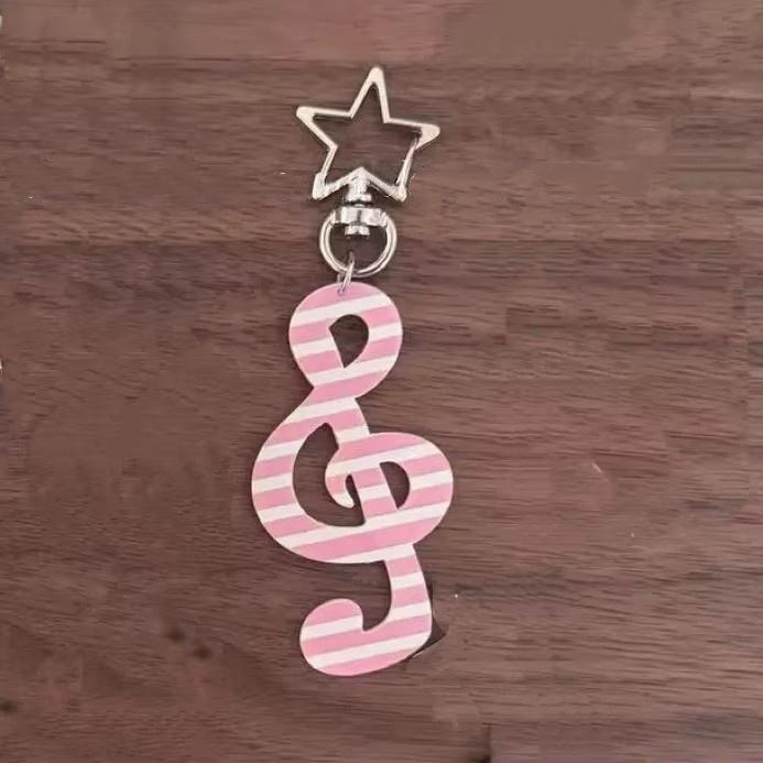 Мода Винтаж Органайзер для ключей Ретро Горошек Полосатый Нота Звезда Шарм для сумки Милый Инс Держатель для ключей Милый Забавный Подарок