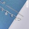 925 Sterling Silver AAA Zircon Clover Bracele Fashionable Wedding Jewelry
