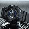 Casio Спортивные часы для пары Серия GA и BA Черный Воин и Мороженое Розовый Кварцевый Механизм Унисекс Часы GA-110-1B+BA-110-7A1
