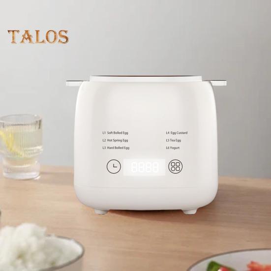 Электрическая яйцеварка 6-в-1 Rapid с автоматическим отключением, звуковым напоминанием, дизайном сенсорного экрана, пищевым классом, не содержащим бисфенол-А, умная электрическая яйцеварка