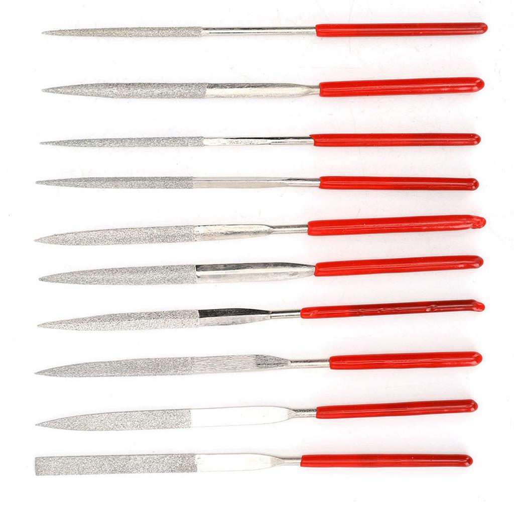 10pcs Multifunctional Precision Diamond Coated File Crafts Jewelry Modeling Tool