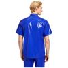 Waterproof Short Sleeve Shirt for Men Front Button Wet Look T-Shirt Lapel for Camping Fishing Beach Club Rain Coat
